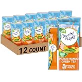 Crystal Light Powdered Drink Mix, 60 Pitcher pkts, Peach Mango Green Tea | Made with Real Green Tea, Each Pitcher Packet Makes a 2-Quart Pitcher