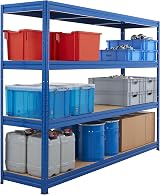 BiGDUG Heavy Duty Garage Shelving Unit 4 Tier 600kg per Shelf 2400kg Bay view 4