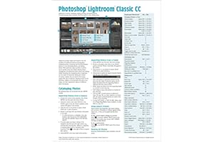 Adobe Photoshop Lightroom CC Classic Introduction Quick Reference Guide (Cheat Sheet of Instructions, Tips & Shortcuts - Laminated Card)