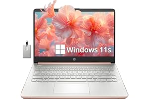 HP Stream 14" HD BrightView Laptop, Intel Celeron N4120, 16GB RAM, 256GB Storage (128GB eMMC + 128GB USB Card), Intel UHD Graphics, HD Camera, Fast Charge, 1 Year Office 365, Win 11 S, Gold