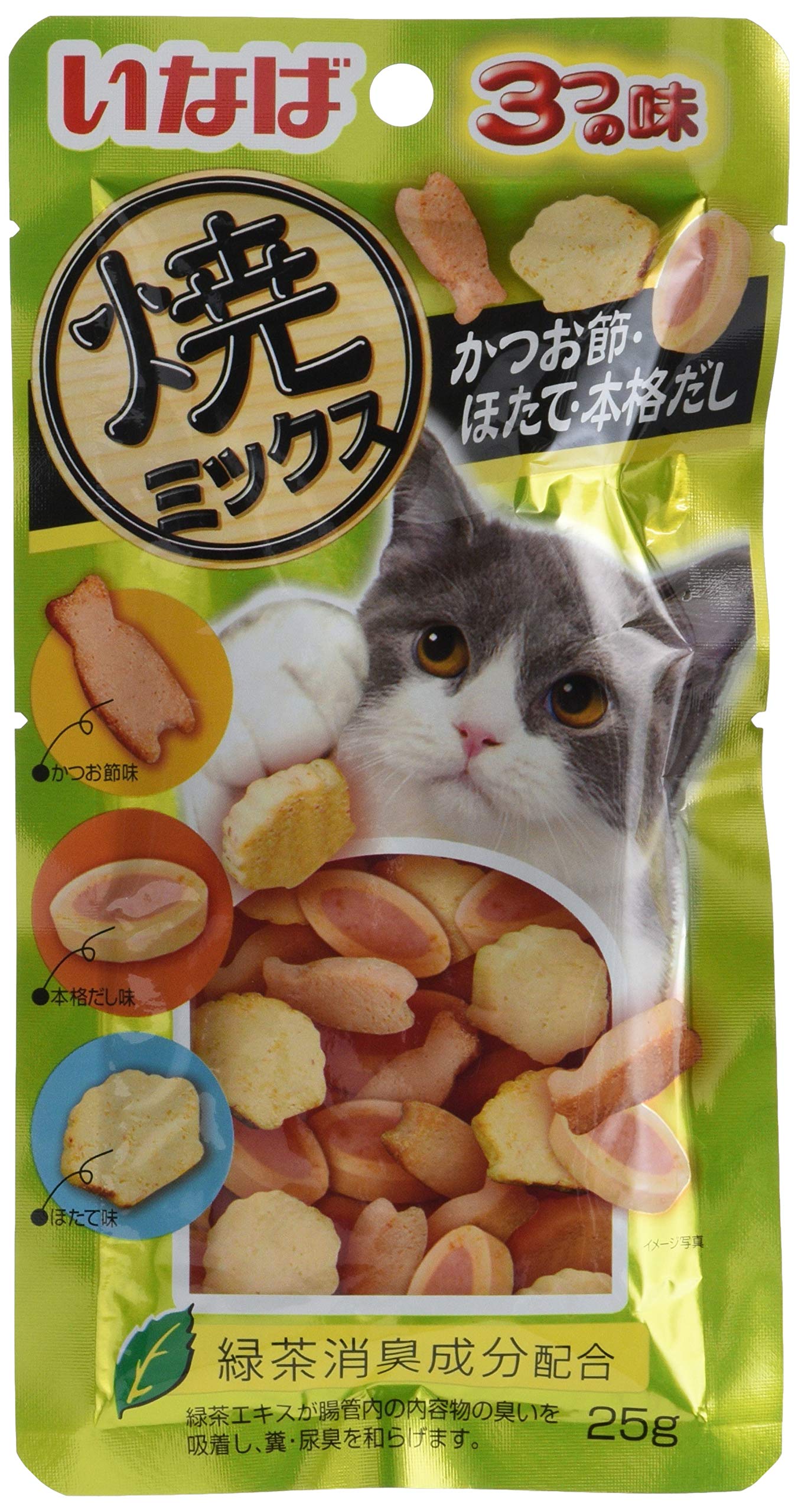 いなば 焼ミックス かつお節・ほたて・本格だし 25g 6個セット商品画像