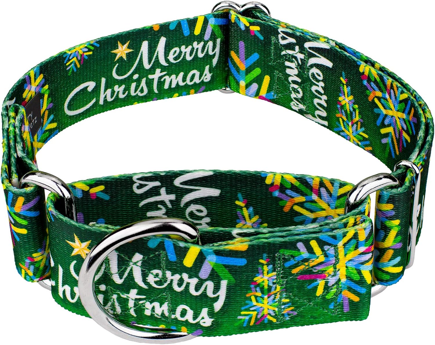 christmas martingale dog collars