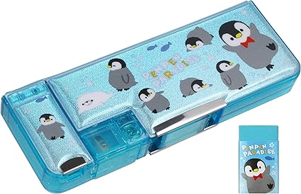 Amazon ステッドファスト 筆箱 消しゴム 鉛筆削り付 子供用 ペンペンパラダイス 5015 文房具 オフィス用品 文房具 オフィス用品