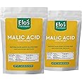 Malic Acid Powder by Elo’s Premium (2LB / 904 g Total) (2 Pack x 1 lb) Packaged in CANADA, Gluten Free, Food Grade Natural So