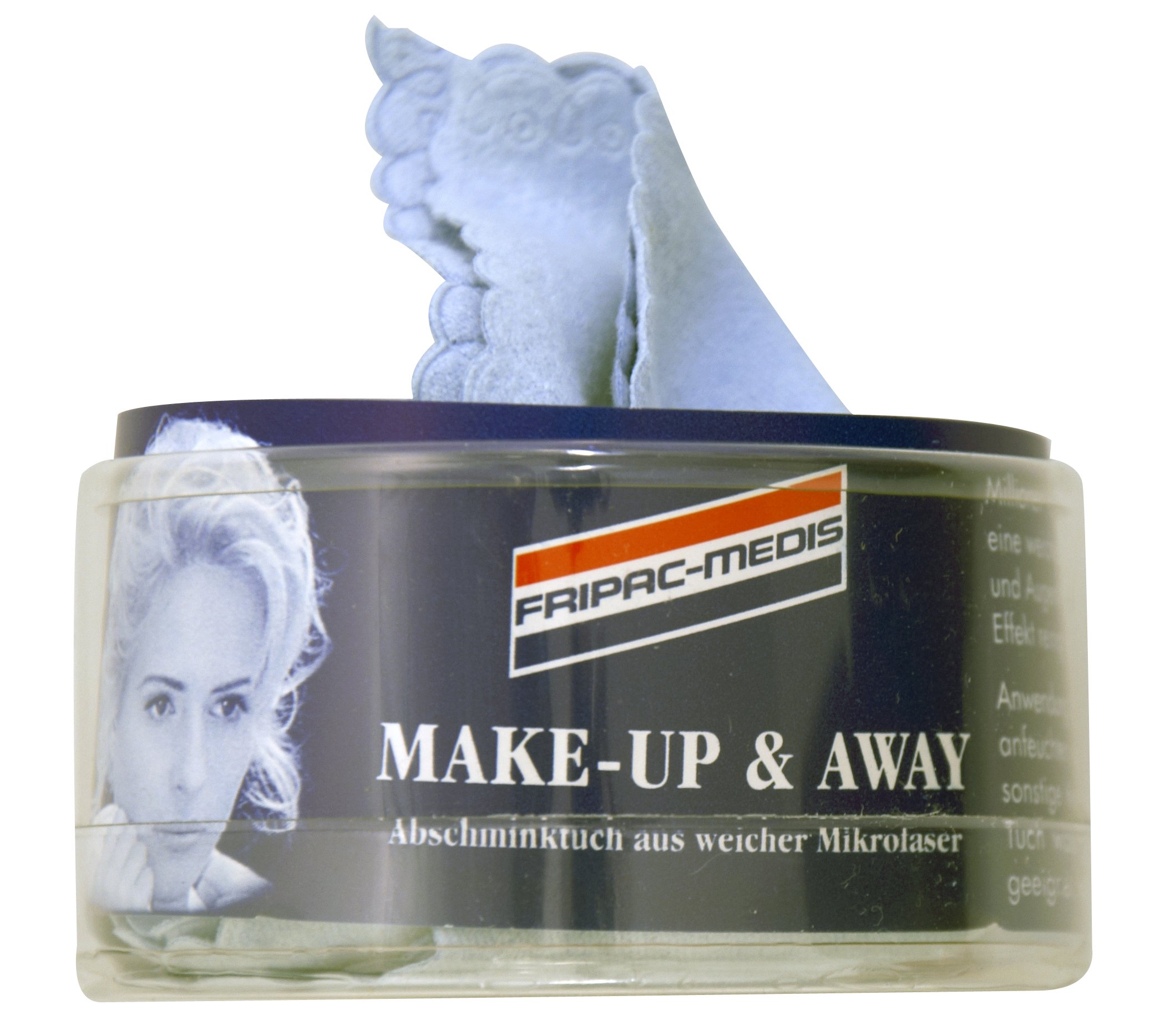 Fripac-Medis Make Up and Away Microfiber Facial Tissue 20 x 20 cm, Blue