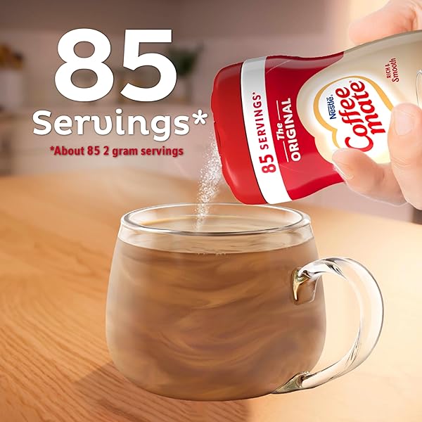 NESTLE COFFEE MATE ORIGINAL POWDERED COFFEE CREAMER, 6 OUNCE