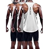 NELEUS Men's Workout Running Tank Top Sleeveless Gym Athletic Shirts