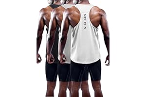 NELEUS Men's 3 Pack Workout Running Tank Top Sleeveless Gym Athletic Shirts