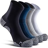 SITOISBE Quarter Compression Socks for Men Women, Cushioned Running Hiking Socks