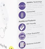 Yale EF-KF Easy Fit Alarm Remote Keyfob White for SR & EF Alarms view 4