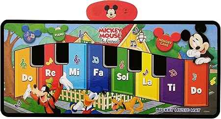 Amazon ディズニージュニアmickeyマウス音楽マット 電子玩具 キッズ家電 おもちゃ
