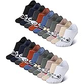 Cutecrop 10 Pairs Funny Anime Emotion No Show Socks for Men Novelty Cartoon Invisible Non Slip Ankle Socks for Men Dad Grandpa Boyfriend Holiday Birthday Gifts