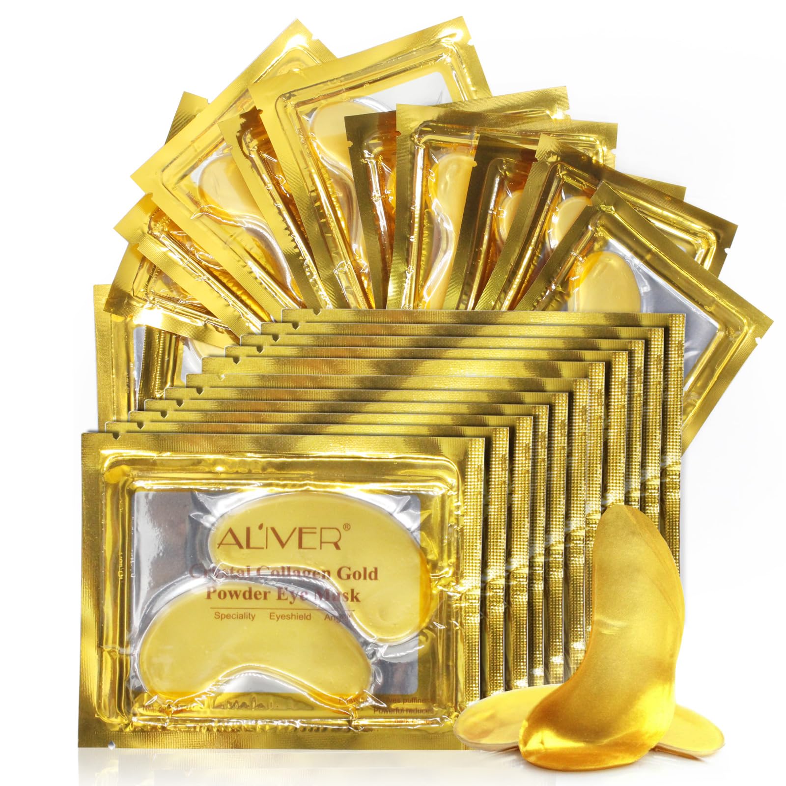 Under Eye Masks 25 Pairs, Collagen Eye Mask, Eye Patches Skincare, Eye Treatment for Anti Aging, Anti Wrinkle, Moisturizing & Reducing Fine Lines, Dark Circles and Puffy Eyes for Women, Men