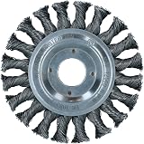 AB Tools 115mm Flat Twist Knot Wire Wheel Brush 22.2mm Bore Angle Grinder TE579 view 1