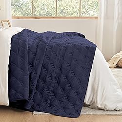 Litanika California King Quilt Bedding Set, Navy