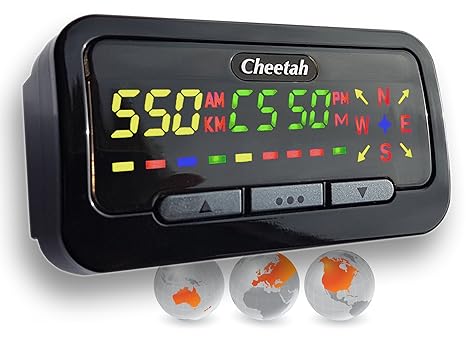 Cheetah GPS C550 ganador de premio, indica la velocidad y tiene detector de cá