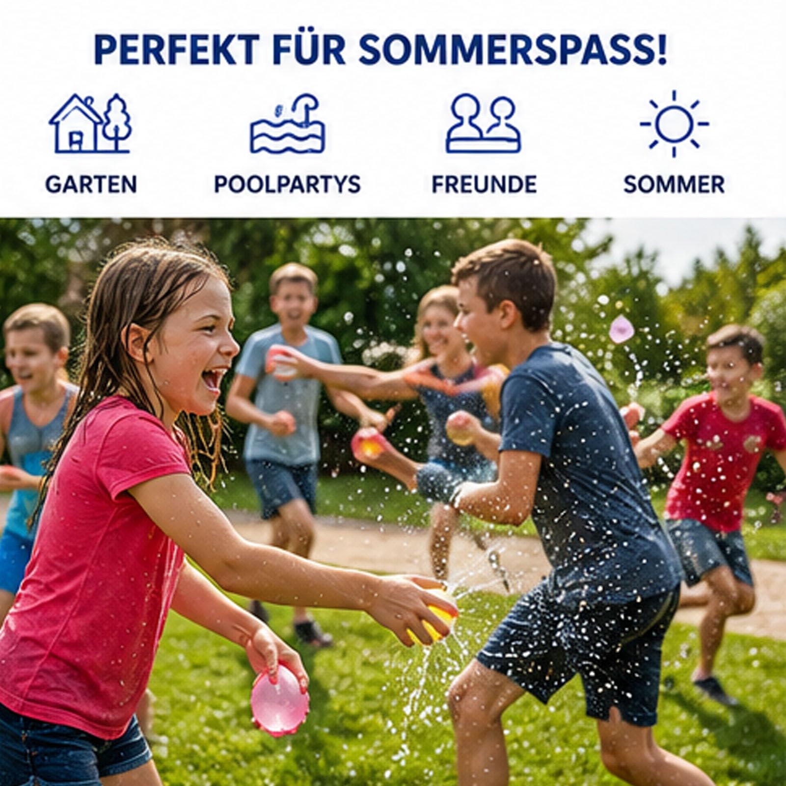 Betensh Wasserbomben Selbstschließend, 555 Stück 4