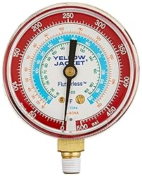 Yellow Jacket 49015 2-1/2" Gauge (Degrees F), Red