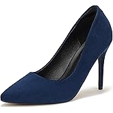 IDIFU Women's IN4 Classic Pointed Toe High Heels Pumps Wedding Dress Office Shoes