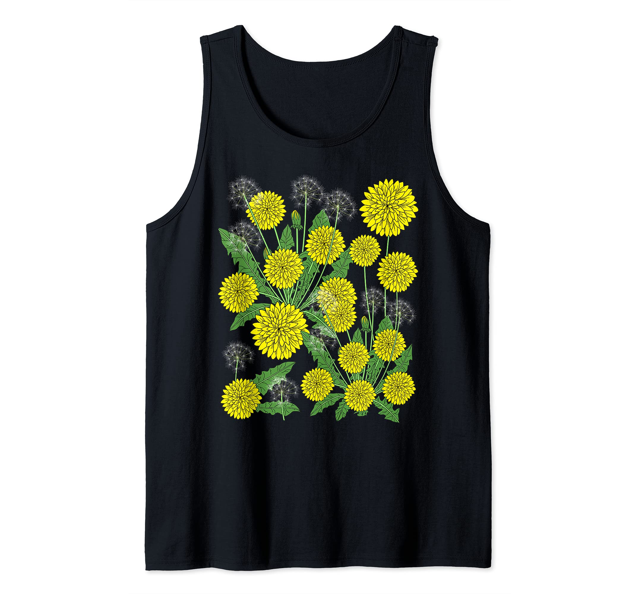Dandelion Summer Flower Love Plants Gardening Dandelion Tank Top