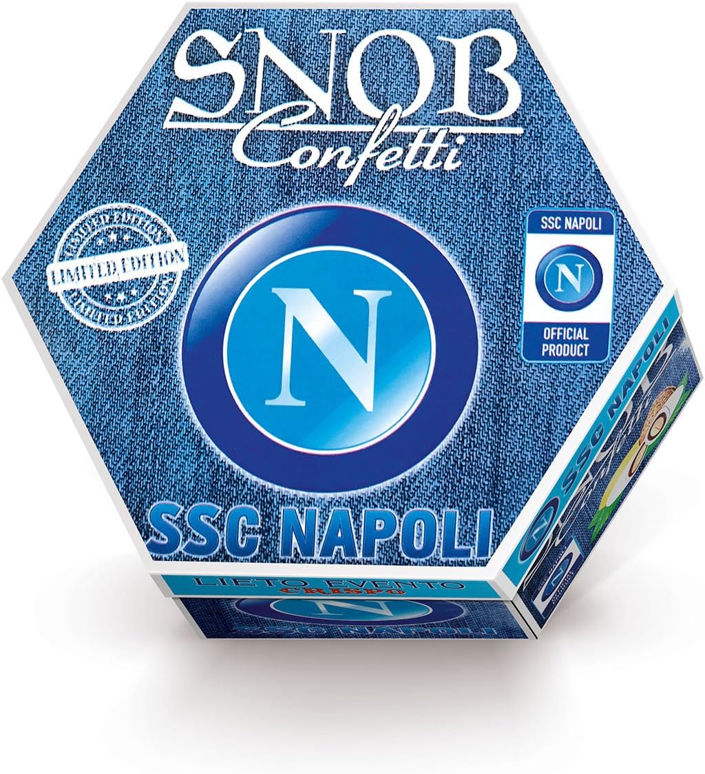 CONFETTI CRISPO | Monoimbustato Lieto Evento | SNOB SSC NAPOLI | 4 x 500 gr