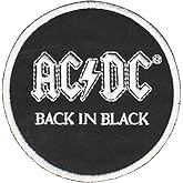 Application AC/DC Back in Black Patch