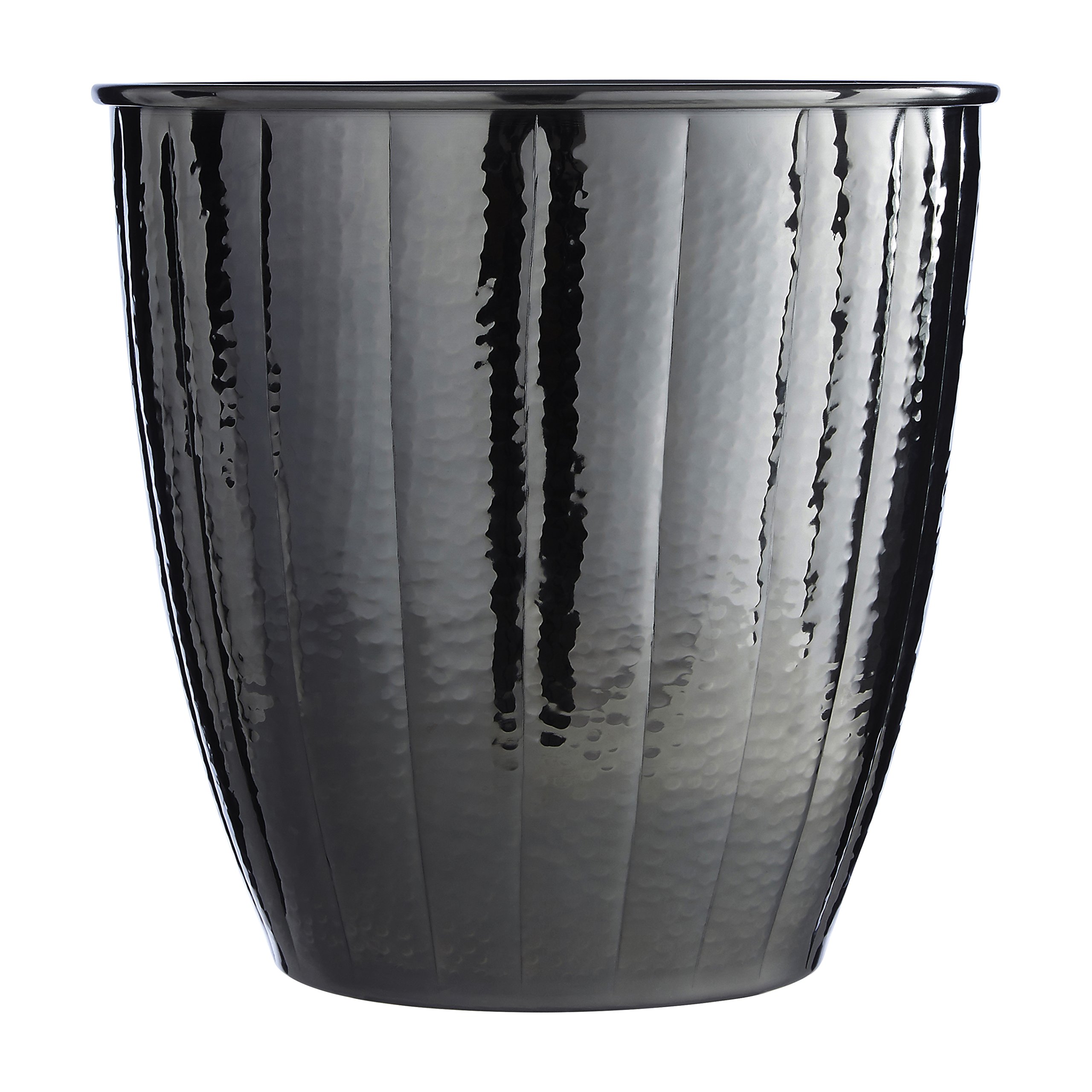 Premier Waste Bin, Hammered Effect, Black Nickel Finish