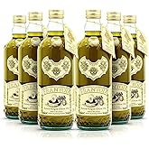 Frantoia Extra Virgin Olive Oil from Italy - Fruity, Unfiltered, Cold Extracted Authentic Sicilian Olive Oil - Fresh Harvest, Imported From Italy - 33.8 fl oz - Pack of 6