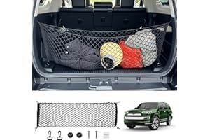 Qyebbk Trunk Cargo Net for 2010-2024 Toyota 4Runner 2 Row Model Only, Trunk Organizer Net Anti-Slip Rear Mesh Cargo Netting for 4 Runner SUV Accessories(Envelope Style)