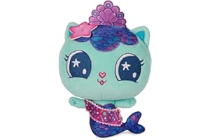 Gabby's Dollhouse, Celebration Series 8-Inch Tall Mercat Plushies, Stuffed Animal Kids Toys for Girls & Boys Ages 3 and Up