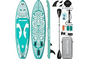 Inflatable Stand Up Paddle Board with Seat, 11'6" Extra Wide SUP with Accessories for Youth & Adults, Blow Up Paddleboard wit