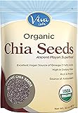 Viva Labs Organic Chia Seeds Bag, 2 Pound (Packaging May Vary)