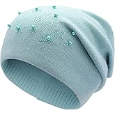 ZLYC Women Knit Slouchy Beanie Hats Soft Winter Stretch Skull Cap