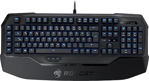 Roccat Ryos MK Pro Mechanische Gaming Tastatur mit Per-key Illumination (ES-Layout, Einzeltastenbeleuchtung, Mechanische Tast