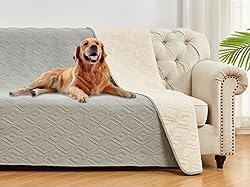 LPMOERA Waterproof Reversible Couch Sofa Cover