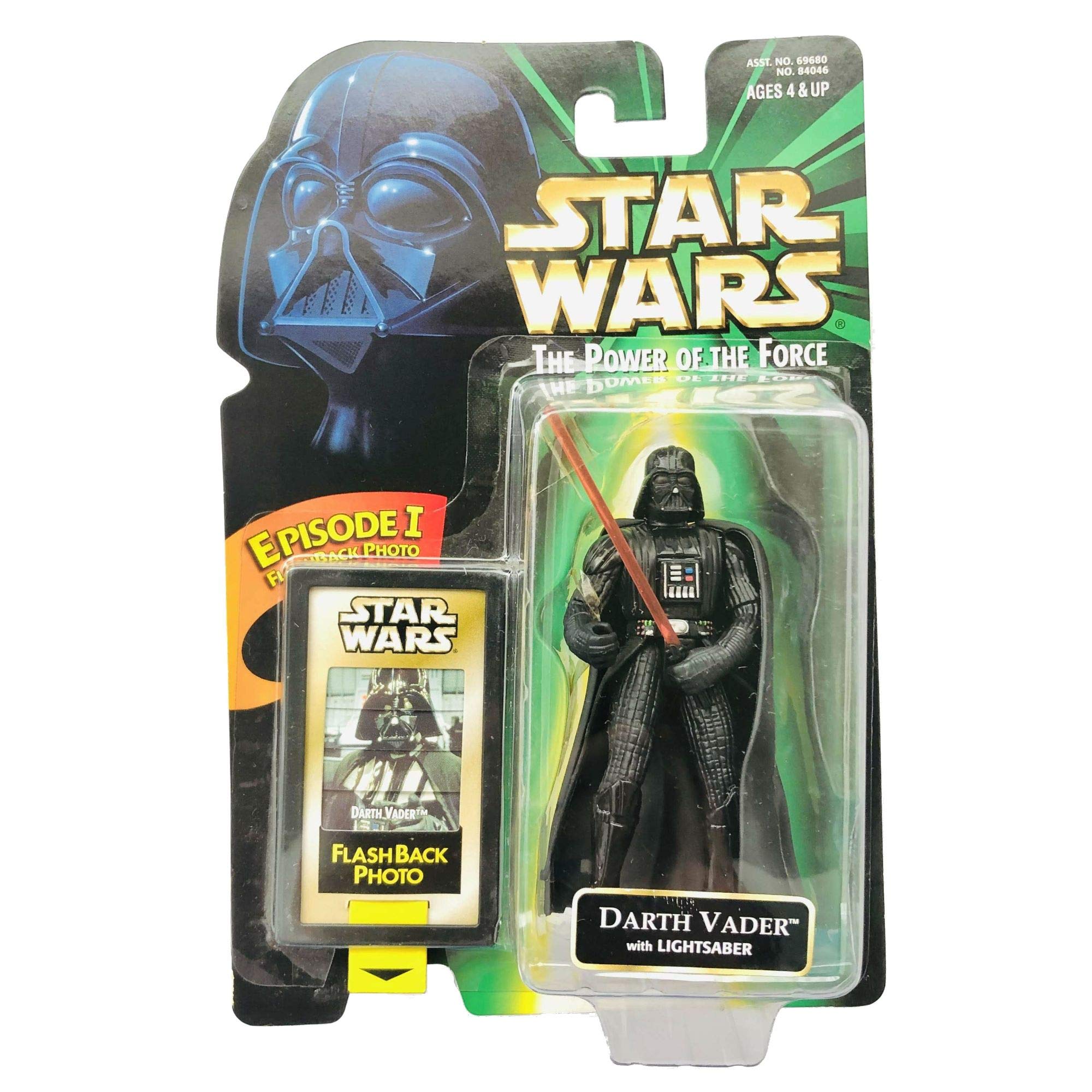Star Wars Power of the Force Darth Vader with Lightsaber Poto Flashback Episode I