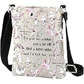 CMNIM Pinky Cartoon Crossbody Bag Cartoon TV Show Gifts for Animation Lover Rat Brain Fans Cartoon Characters Crossbody Purse