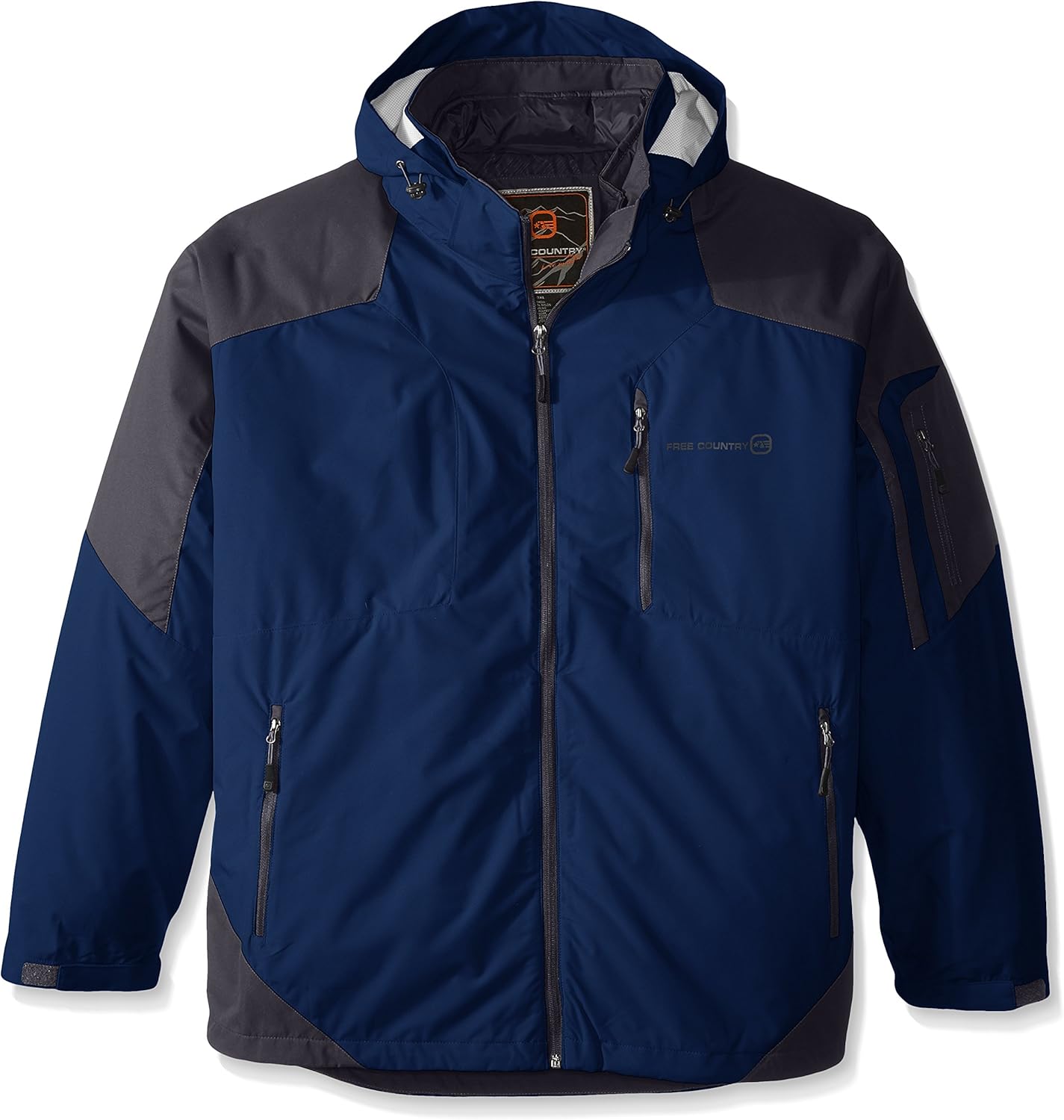 Free Country Men's Big Waterproof Stretch 3In1 Systems