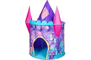 Magic Mixies Castle Play Tent for Girls and Boys, Easy Set-up for Instant Play, Easy to Assemble, Castle Princess Playhouse, 31.5” x 45.28” (DxH)