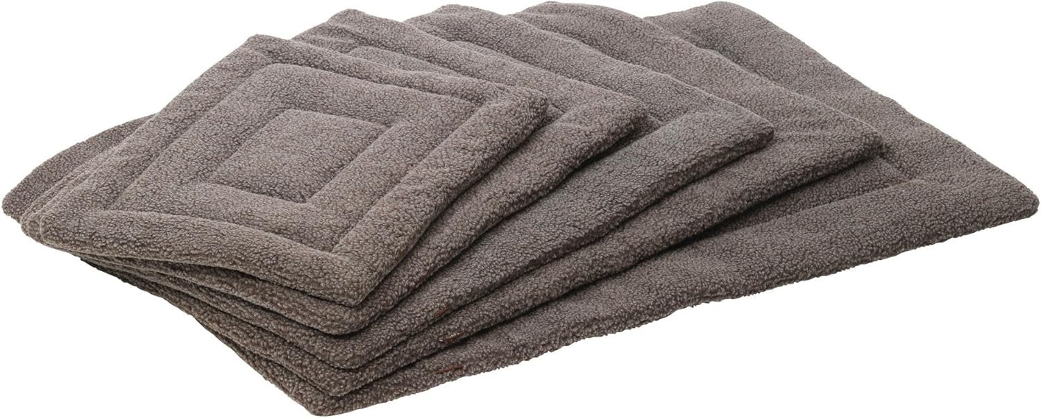 House of Paws Berber Fleece Dog Mat/Cage Mat, Small, 24x18-inch, coco, 58 x 43 x 3 cm (L x W x H)