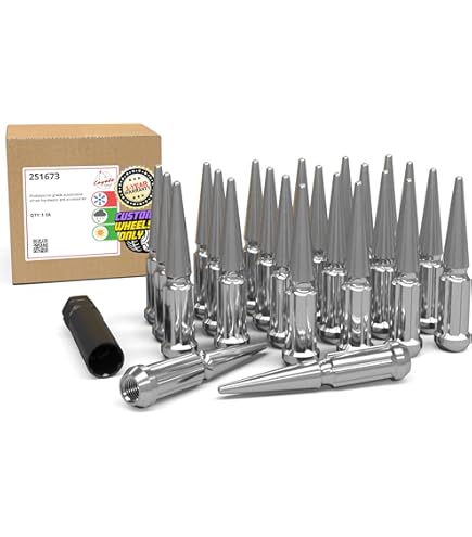 Amazon.com: (16 Pack) Tusk Spike Tapered Lug Nut 12mm x 1.25