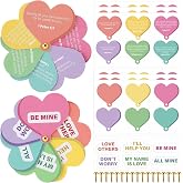 24 Sets Religious Valentines Crafts Kits DIY Prayer Spinners Heart Cards | Valentines Day Activities, Jesus Church Sunday School Christian Valentines Crafts, Bible Verse Exchange Gifts