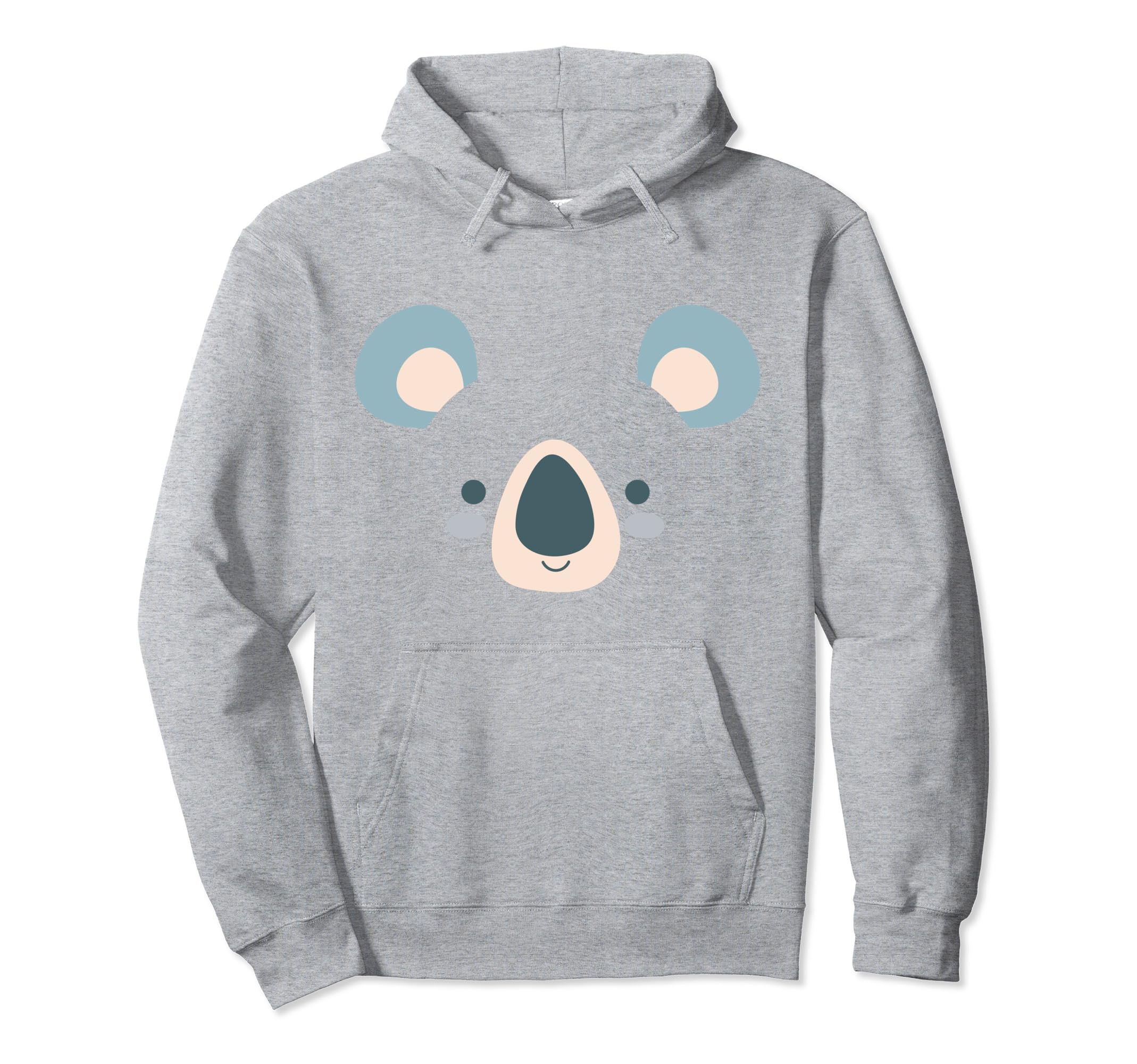 Cute Koala Animal Face Fancy Dress Costume Carnival Pullover Hoodie