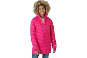 Eddie Bauer Girl's Long Parka Jacket - Down Bubble Coat with Fur Hood for Girls (3-16)