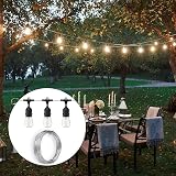 Mozeat Lens 10m Picture Hanging Wire 0.7mm Silver Heavy Duty Iron Wire view 4
