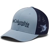 Columbia Unisex PFG Fish Flag Mesh Ball Cap | Breathable, Mesh Back Ventilation, Classic Fit