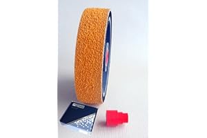 BALTIC ABRASIVE TECHNOLOGIES 8" Grit: 140 Premium REZ Soft Lapidary Diamond Wheel for Cabbing Grinding Sanding Polishing Operations. Plastic Body with Foam Padding. Perfect to Work with Stones, Gemstones, Glass.