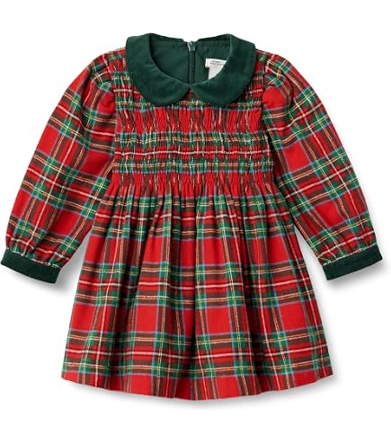 red and green plaid christmas dress Toddler Baby Girl Cute Long Sleeve Princess Dress with Bowknot Christmas Outfit (6-12 Months, Plaid Dress with White Bow): Clothing, Shoes & Jewelry Corset detail Morttic Women's Elegant Solid Рождественское платье для девочек Size:51 (5'6