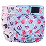 Fuz Bigaza Washable Dog Diapers (3 Pack), Reusable