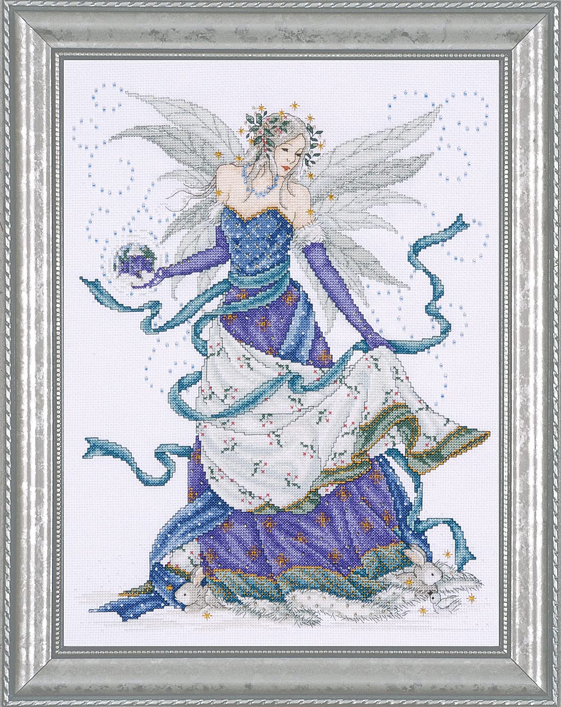 Design Works Ice Fairy Cross Stitch Kit, Multi-Colour
